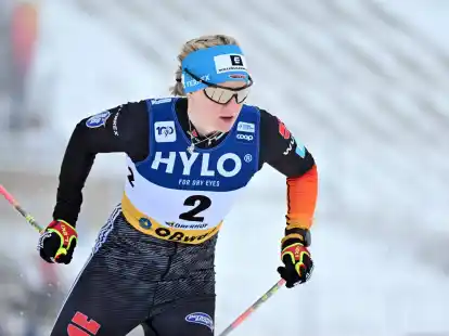 Olympiasiegerin Victoria Carl kam mit der deutschen Staffel auf Rang zwei.