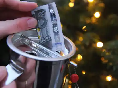 In der Weihnachtszeit wird wieder vermehrt gespendet.