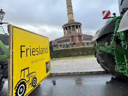 Auch Frieslands Bauern waren und sind auch diese Woche wieder in Berlin, um ein Zeichen zu setzen und mit der Politik ins Gespr&auml;ch zu kommen.