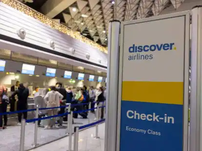 Bei der Lufthansa-Tochter Discover Airlines streiken die Piloten und Flugbegleiter.