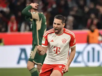 Brachte die Bayern gegen Union in F&uuml;hrung: Raphael Guerreiro.