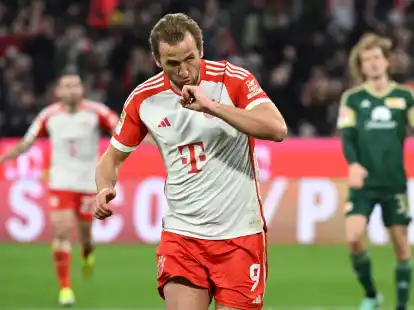 Erst Jubel, dann Entt&auml;uschung: Harry Kanes Treffer gegen Union Berlin wurde aberkannt.