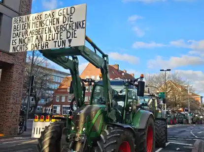 Hier wird es wieder zu Verkehrsbehinderungen kommen: die Ecke Neutorstra&szlig;e/Agterum in H&ouml;he der Neutor-Arkaden.
