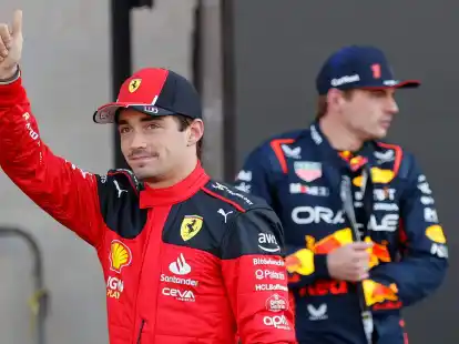 F&auml;hrt seit 2019 f&uuml;r die Scuderia Ferrari: Der Monegasse Charles Leclerc (l).
