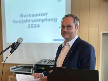 Appellierte in Sachen Sanierungsstau im Verein an die Politik: der 2. Vorsitzende von Blau-Weiß Borssum, Ralf Bachmann.