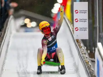 Hat sich in Altenberg den Sprint-Titel gesichert: Julia Taubitz.