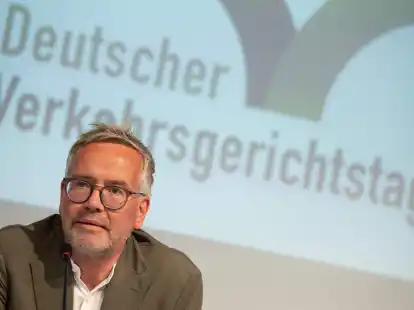Ansgar Staudinger, der Pr&auml;sident des Deutschen Verkehrsgerichtstages, in Goslar.