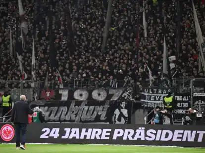 Erlebte als Pr&auml;sident der Eintracht viele H&ouml;hen und Tiefen: Peter Fischer.