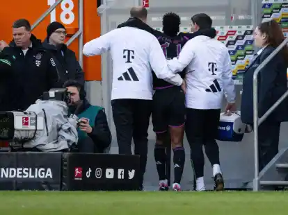 Wird verletzt ausgewechselt: Kingsley Coman.