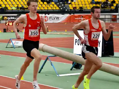 Tammo Doerner (links) ist Westfalenmeister der Altersklasse U 20 über 1500 Meter.