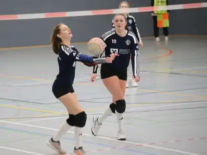 Auf DM-Kurs: die Faustballerinnen des Ahlhorner SV um Felicia Gißler (von links) und Mieke Kienast