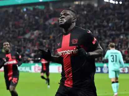 Brachte Leverkusen gegen Paderborn in F&uuml;hrung: Victor Boniface.