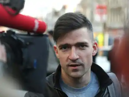 Der fr&uuml;here Kopf der rechtsextremen Identit&auml;ren Bewegung in &Ouml;sterreich, Martin Sellner.