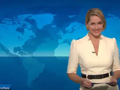 Judith Rakers hat zum letzten Mal die Hauptausgabe der ARD-&laquo;Tagesschau&raquo; pr&auml;sentiert.