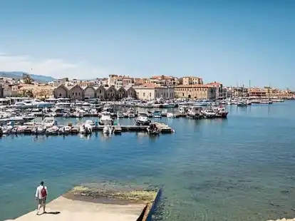 <p>Die griechische Insel Kreta liegt auf Platz eins: Blick auf den alten Hafen der Stadt Chania. </p>
