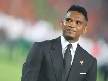 Samuel Eto'o hat seinen R&uuml;cktritt als Pr&auml;sident von Kameruns Fu&szlig;ball-Verband angeboten, ist damit aber gescheitert.