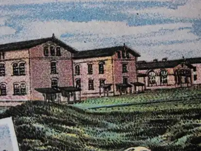 Selbstverst&auml;ndlich pr&auml;sentierte sich das Hospiz auch auf Ansichtskarten