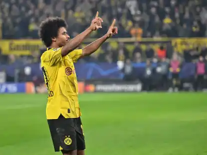 Kurz nach Beginn des zweiten&nbsp;Durchgangs sorgte Karim&nbsp;Adeyemi f&uuml;r das zwischenzeitliche 1:0 f&uuml;r Dortmund.