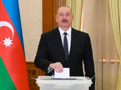 Ilham Aliyev wurde erneut zum aserbaidschanischen Pr&auml;sidenten gew&auml;hlt.