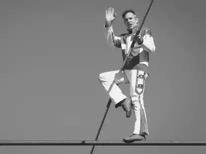 Hochseilartist Freddy Nock stellte in seinem Leben mehrere Rekorde auf.