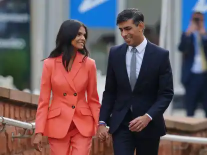 Das Verm&ouml;gen von Rishi Sunak und seiner Frau Akshata Murty wird auf insgesamt 529 Millionen Pfund gesch&auml;tzt.