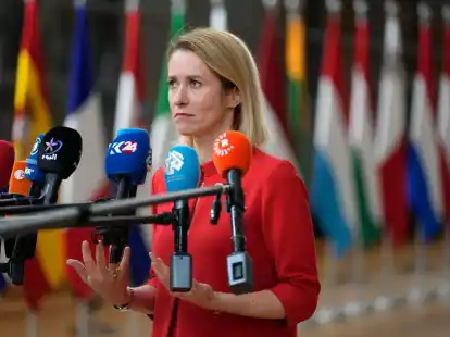Estlands Premierministerin Kaja Kallas steht auf der Fahndungsliste des russischen Innenministeriums.