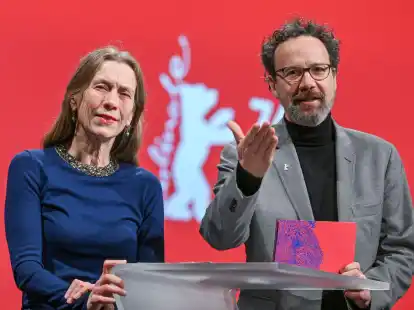 Das Leitungs-Duo der Berlinale, Gesch&auml;ftsf&uuml;hrerin Mariette Rissenbeek und der k&uuml;nstlerische Leiter Carlo Chatrian.
