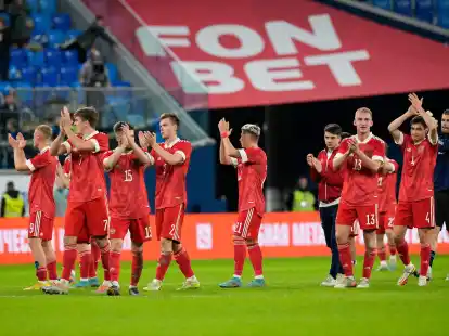 Im M&auml;rz spielt Russlands Fu&szlig;ball-Nationalmannschaft gegen Serbien und Paraguay.
