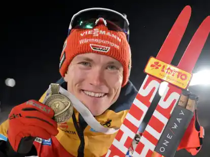 Holte die erste Medaille f&uuml;r die deutschen M&auml;nner bei der WM in Nove Mesto: Benedikt Doll.