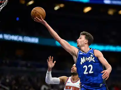 Orlandos Franz Wagner erzielte 21 Punkte gegen die New York Knicks.
