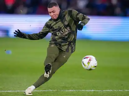 Wird PSG Berichten zufolge im Sommer verlassen: Kylian Mbapp&eacute;.