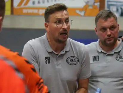 HSG-Trainer Stefan Buß war mit dem Auftritt seiner Mannschaft bei der Eickener Spvg. nicht zufrieden.