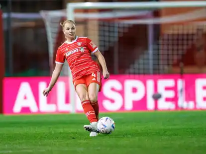 Glodis Viggosdottir schoss das F&uuml;hrungstor der Bayern gegen Essen.