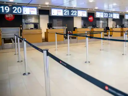 Auch in Bremen m&uuml;ssen sich Reisende nun auf Flugausf&auml;lle einstellen.