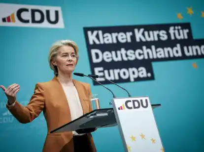 Die amtierende EU-Kommissionspr&auml;sidentin Ursula von der Leyen bewirbt sich f&uuml;r eine zweite Amtszeit.