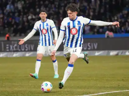 Verl&auml;ngerte seinen Vertrag bei der Hertha bis 2028: Fabian Reese.