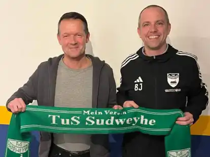Wird neuer Trainer beim TuS Sudweyhe: Thomas Baake (links), neben seinem Vorgänger und zukünftigen sportlichen Leiter Benjamin Jacobei