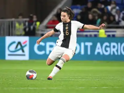 Schon lange eine zentrale Figur bei den DFB-Fu&szlig;ballerinnen: Lena Oberdorf.