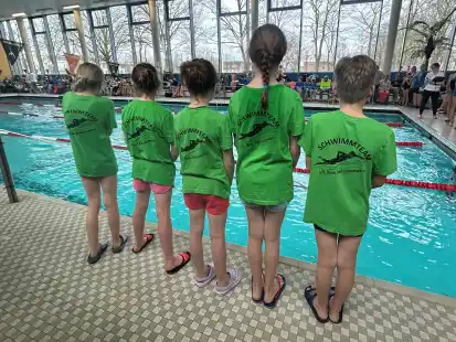 Hatten viel Spaß bei den Kreismeisterschaften: die Nachwuchsschwimmer des VfL Bad Zwischenahn.