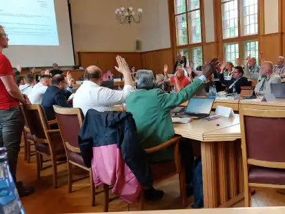 Im Emder Ratssaal wird die Politik der Stadt gemacht.