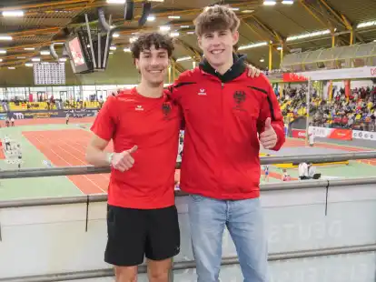 Trotzdem zufrieden: Jakob Buchberger (links) und Matti Niederheide