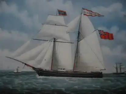 Die Schonergaliot Harlingerland aus Dornumersiel.