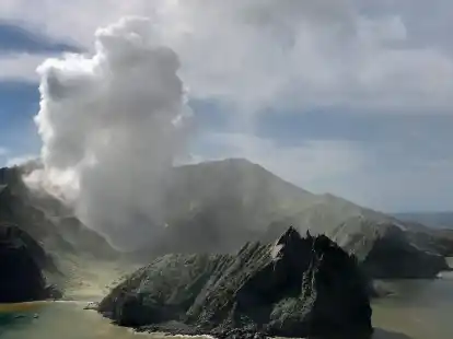 Bei der Eruption auf der Vulkaninsel Whakaari/White Island im Dezember 2019 kamen 22 Menschen ums Leben.