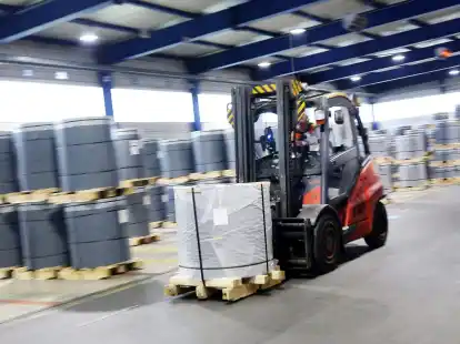 Auch in der Logistik werden Leiharbeiter eingesetzt.