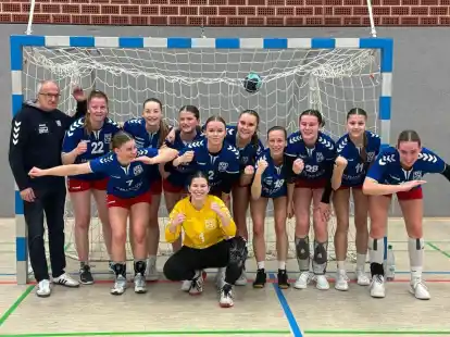 Kamen mit einer guten Mannschaftsleistung zum Auswärtssieg: die A-Juniorinnen des VfL Rastede.