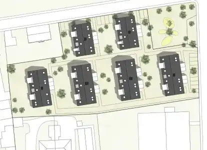 So sollen bei dem Projekt auf Borkum die Sozialwohnungen angeordnet sein.