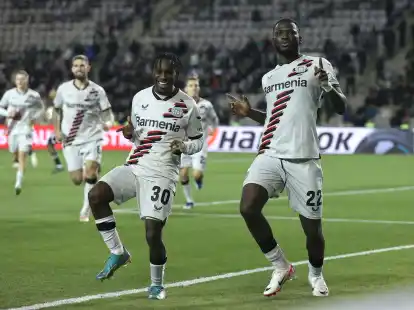Bayer Leverkusen konnte schon in der Gruppenphase gegen Karabach Agdam jubeln - nun geht es wieder nach Baku.