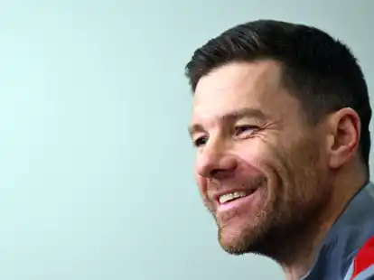 Leverkusens Trainer Xabi Alonso hat in der Europa League hohe Ziele.
