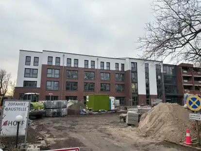 Der Neubau am Seniorenheim Friedas Frieden ist fast fertiggestellt.