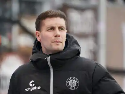 Steht Berichten zufolge vor einer Vertragsverl&auml;ngerung bei St. Pauli: Trainer Fabian H&uuml;rzeler.